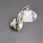 Pearson Satin Nickel Single Switched Wall Light TP2335/1