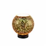 Ruth 3D Infinity Effect Gold Table lamp FRA805