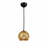 Ruth 3D Small Infinity Effect Gold Pendant Ceiling Light FRA627