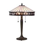 Fargo 2 Light Tiffany Table Lamp 70935