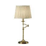 Stanford Antique Brass Swing Arm Table Lamp 63649