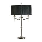 Stanford Polished Nickel/Black Shade Table 2 Lamp 63652