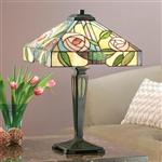 Willow Medium Sized Tiffany Table Lamp 64387