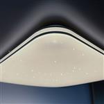 Aglet Dimmable Medium Sized LED White Flush Ceiling Fitting FH12126