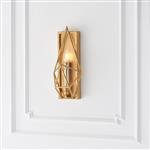 Antique Gold And Silver Leaf Wall Light Ajania-W