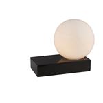 Black Marble And Gloss Shade Table Lamp Apera-T