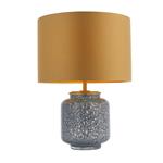 Cobalt Blue Table Lamp With Gold Shade Araujia-T