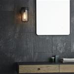 Matt Black Exterior/Bathroom IP44 Wall Light Arum-WBC