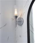 Polished Chrome IP44 Single Bathroom Wall Light Arundo-1W