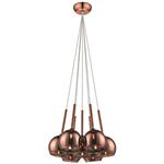 Bella Steel Made Glass Drop Pendant Ceiling Fitting