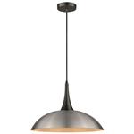 Gladston Steel Made Curved Pendant Fitting