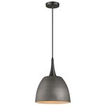 Bellina Cement Domed High Gloss Ceiling Pendant 032CE1P