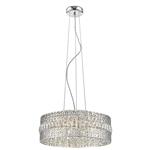 Dashielle Polished Chrome And Crystal 7 Light Pendant 052CH7D