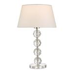 Aletta Acrylic Table Lamp With White Shade ALE4208