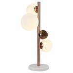 Hardev Copper with Opal Glass 3 Light Table Lamp REG7663