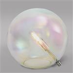 Charleston Single Iridescent Glass Table Lamp LT31313