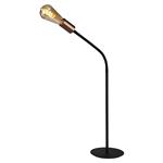 Harlovan Single Black and Copper Flexible Table Lamp GIN7648