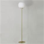 Hartford Satin Gold And Frosted White Floor Lamp LT31540