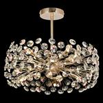 Ohio French Gold And Crystal Semi-Flush Fitting LT31129
