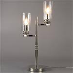 kansas Double Polished Nickel Table Lamp LT30318