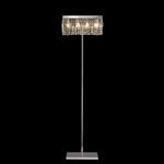 Lowell Polished Chrome And Crystal Floor Lamp LT31652