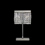 Lowell Polished Chrome And Crystal Table Lamp LT31651