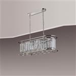 Mckinney Polished Nickel And Clear 7 Light Pendant LT31946