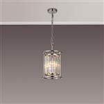 Mckinney Polished Nickel And Clear Single Ceiling Pendant LT31941