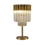 Moreno Brass And Cognac 3 Light Table Lamp LT31787