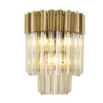 Moreno Brass And Cognac 3 Light Wall Fitting LT31781