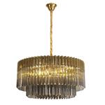 Moreno Brass And Smoked 12 Light Ceiling Pendant LT31756