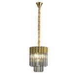 Moreno Brass And Smoked 4 Light Ceiling Pendant LT31744