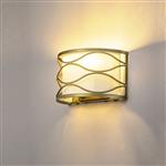 Oakland Aged Gold And Cream Wall Light LT31252