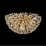 Ohio French Gold And Crystal 21 Light Flush Fitting LT32245