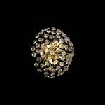 Ohio French Gold And Crystal 4 Light Wall Fitting LT31581
