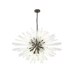 Portland Brown Oxide And Clear 32 Light Pendant LT31420