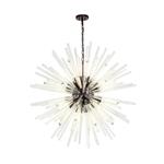 Portland Brown Oxide And Clear Glass Ceiling Pendant LT31414