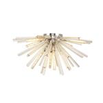 Portland Polished Nickel And Champagne Gold 8 Light Fitting LT31395