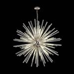 Portland Polished Nickel And Clear Glass Ceiling Pendant LT31411