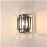 Sterling Anthracite And Satin Nickel Wall Light LT32114