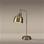 Tucson Antique Brass And Satin Nickel Finish Table Desk Lamp LT31429