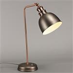 Tucson Antique Silver And Copper Finish Table Desk Lamp LT30594