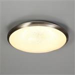 Utah IP44 Large LED Satin Nickel Bathroom Ceiling light LT30605