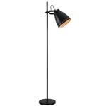 Vermot Black And Antique Brass Floor Lamp LT30578