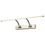 Xuri Small Double Satin Nickel LED Picture Light PIC7834