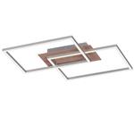Iven Wood Effect Rectangular LED Ceiling Fitting 14018-78