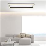 Pure-Lines Anthracite Large LED Flush Ceiling Fitting 6023-13