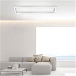 Pure-Lines Aluminium Large LED Flush Ceiling Fitting 6023-95