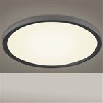 Flat Black Finish Round LED Panel Light 15571-18