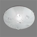 Carbonado Small Glass Flush Light 602400106